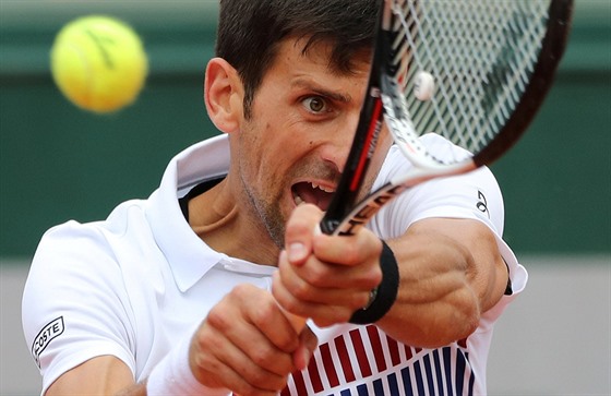 Novak Djokovi ve tvrtfinále French Open.