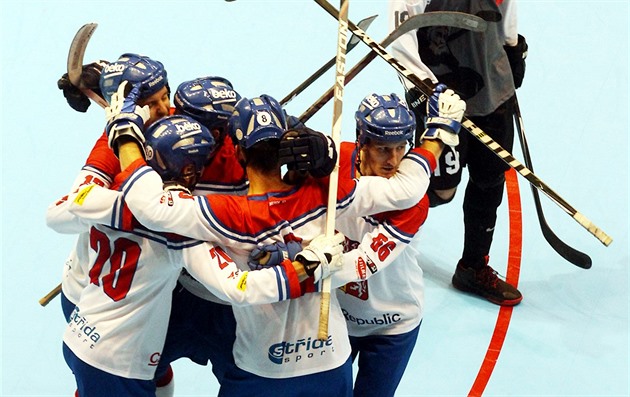 Čeští hokejbalisté vyhráli na MS v Kanadě nad Haiti vysoko 10:0