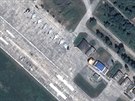 Severokorejská základna s MiGy-23