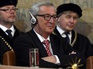 Pedseda Evropské komise Jean-Claude Juncker (uprosted) na slavnostním...