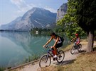 Italské jezero Garda si oblíbili i cyklisté