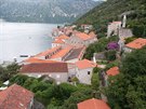 Perast, jedno z nejhezích msteek Kotorského zálivu.