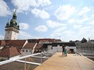 Návtvníky pipravované kryté trnice v centru Brna má krom slueb zaujmout...