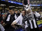 Fanouci Juventusu ped finálovým duelem Lig mistr v Cardiffu proti Realu.