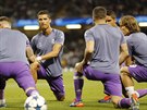 Fotbalisté Realu Madrid v ele s Cristianem Ronaldem se pipravují na finále...