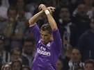 Cristiano Ronaldo z Realu Madrid slaví gól ve finále Ligy mistr proti...