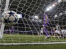 TVRTÝ GÓL. Marco Asensio z Realu Madrid práv vstelil Juventusu Turín dalí...