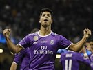 HRDINA KONCOVKY. Marco Asensio z Realu Madrid práv vstelil Juventusu Turín...