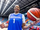 Kia Vaughnov na trninku eskch basketbalistek