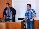 Stanislav Zimmer (vpravo) u Okresnho soudu v Nchod (1.6.2017).