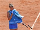 Zadumaná. Barbora Strýcová ve druhém kole Roland Garros.
