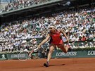 Timea Bacsinszká urputn bojuje v semifinále Roland Garros.