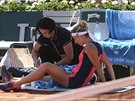 Timea Bacsinszká si vyádala v semifinále Roland Garros oetení.