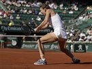 Simona Halepová urputn bojuje v semifinále Roland Garros.