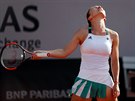 Simona Halepová v semifinále Roland Garros.