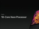 Profesionální iMac Pro bude v nejvyí verzi vybaven 18jádrovým procesorem.