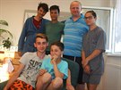 Část ze skupiny chlapců z Dětského domova v Těrlicku, kteří navštěvují děti s...