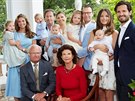 Švédská královská rodina v létě 2016
