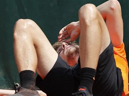 Zrann David Goffin ve 3. kole Roland Garros.