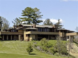 Sdlo Taliesin ve Wisconsinu z roku 1937 bylo majetkem americkho architekta ...