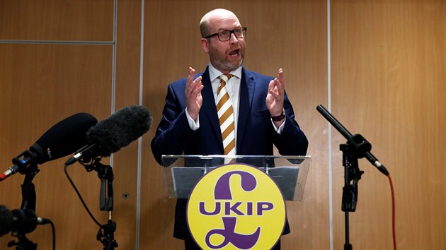 Paul Nuttall v reakci na volebn vsledek rezignoval na funkci pedsedy strany UKIP (9. ervna 2017)