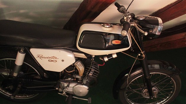 Muzeum historických motocyklů v Kašperských Horách na Klatovsku.