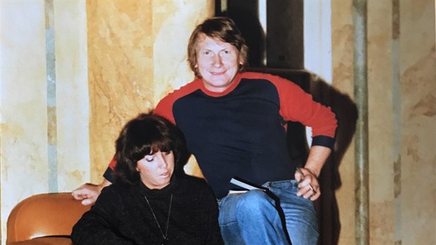 Josef Dvok a jeho manelka Jja v roce 1984, kdy se poznali pi naten serilu Rozpaky kuchae Svatopluka.