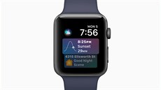 Systém watchOS 4 pro hodinky Apple Watch.