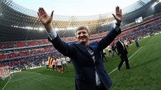 Prezident achtaru Donck Rinat Achmetov slaví zisk ukrajinského titulu (28....