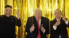 Trump, Putin a Kim ong tancují v reklam na obchod s mobily