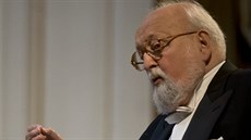 Skladatel a dirigent Krzysztof Penderecki ídil závrený koncert Praského jara