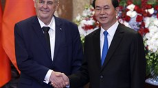 Milo Zeman s prezidentem Vietnamu