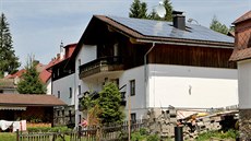 Fotovoltaická elektrárna na rodinném domě manželů Vobrových v Železné Rudě