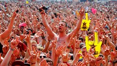 Návtvníci festivalu Rock am Ring si uívají jeho obnovení poté, co byl v...