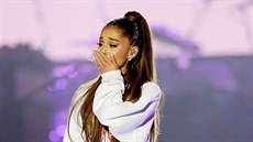 Ariana Grande na benefiním koncert pro obti teroru v Manchesteru...