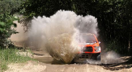 Martin Prokop se svm dakarskm specilem Ford F150 Raptor.