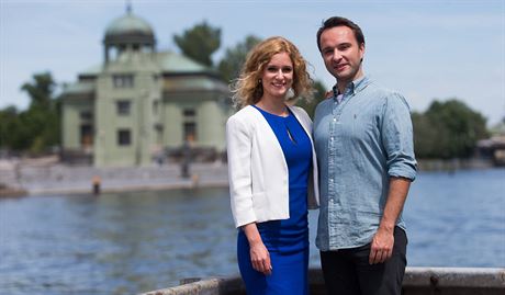 Jana Escher a Pavel Pibi a pjovny jachet Boataround.