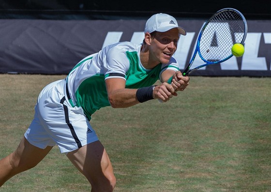 Tom Berdych na turnaji ve Stuttgartu