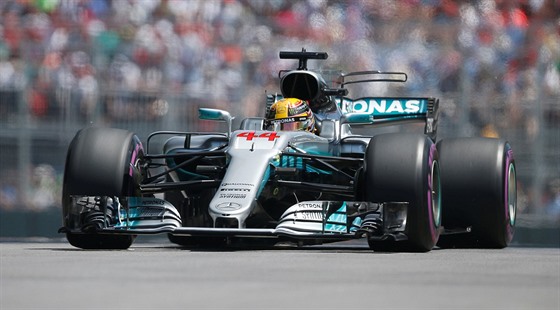 Lewis Hamilton v kvalifikaci na Velkou cenu Kanady
