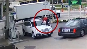 Odvážná řidička uhájila auto a zahnala zloděje
