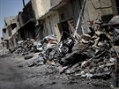 Trosky západního Mosulu. (12.6. 2017)