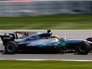 Lewis Hamilton z Mercedesu ve Velké cen Kanady.