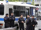 Policisté v centru Moskvy (12.6.2017).