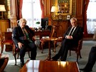 Milo Zeman se v Londýn seel s britským ministrem zahranií Borisem Johnsonem...