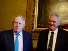 Prezident Milo Zeman se v Londýn setkal s britským ministrem zahranií...