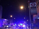 Policie uzavela oblast poblí Finsbury Park v Londýn (19. ervna 2017)