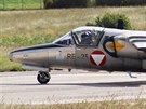 Letoun Saab 105Öe  z rakouské 1. Jet Trainer Squadron na cviení Tiger Meet ve...