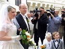 Svatba Bohuslava Sobotky na zámku Hluboká (21.4.2003)