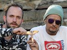 Filip Konvalinka alias Efko (vlevo) a Martin Hrdlika alias Eurodel, dva ze...