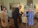 Prezident Milo Zeman na návtv u britské královny Albty II.